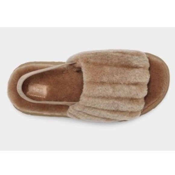 UGG Disco Sherpa Corduroy Slide Color: Chestnut - Picture 5 of 6